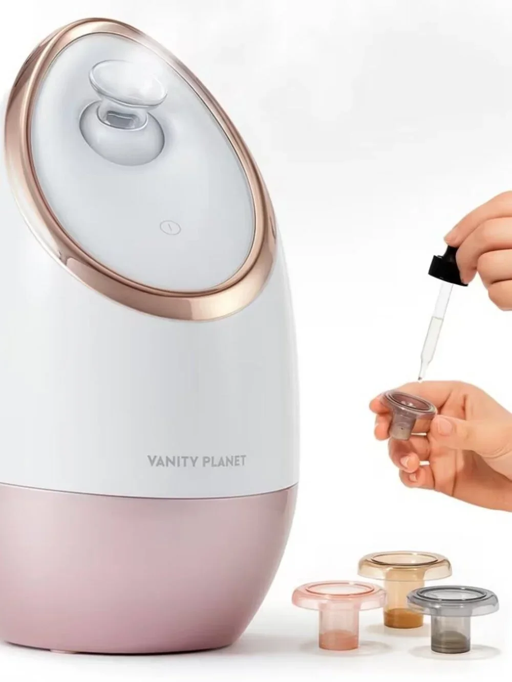 Never-Used In-Box Vanity Planet Aira Ionic Facial Steamer (Rose Gold)